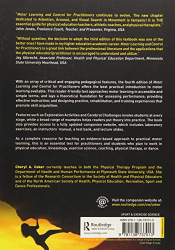 Motor Learning and Control for Practitioners