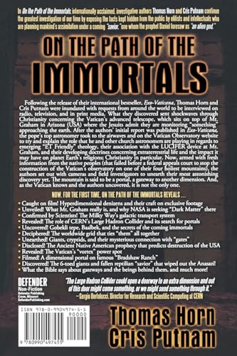 On the Path of the Immortals: Exo-Vaticana, Project L. U. C. I. F. E. R. , and the Strategic Locations Where Entities Await the Appointed Time