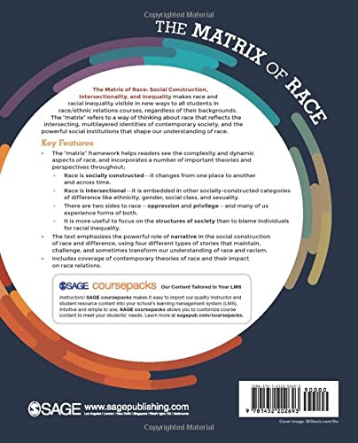 The Matrix of Race: Social Construction, Intersectionality, and Inequality — back cover