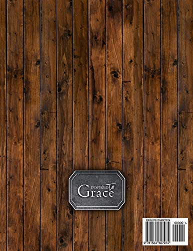 Verses For Men: Inspired To Grace: Christian Coloring Books
