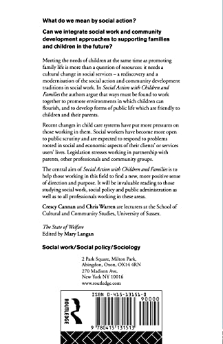 Social Action with Children and Families: A Community Development Approach to Child and Family Welfare (The State of Welfare)