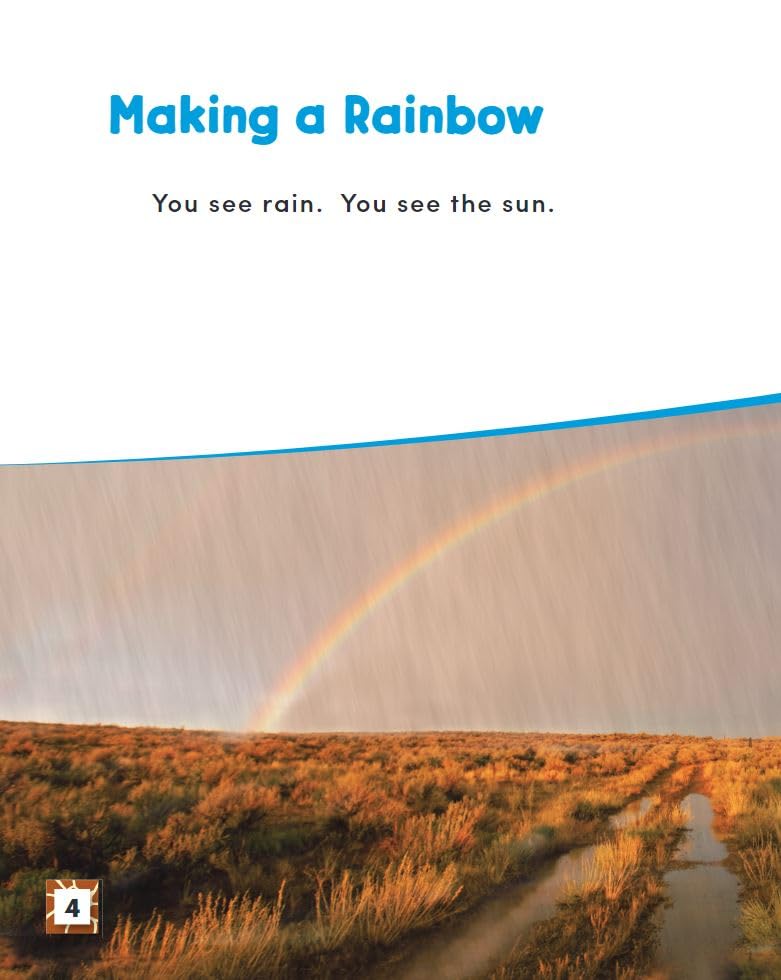 Teacher Created Materials - Science Readers: Content and Literacy: Light Makes a Rainbow - Grade 1 - Guided Reading Level H