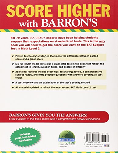 Barron's SAT Subject Test Math Level 2