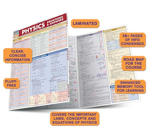 Physics Equations & Answers (Quick Study Academic)