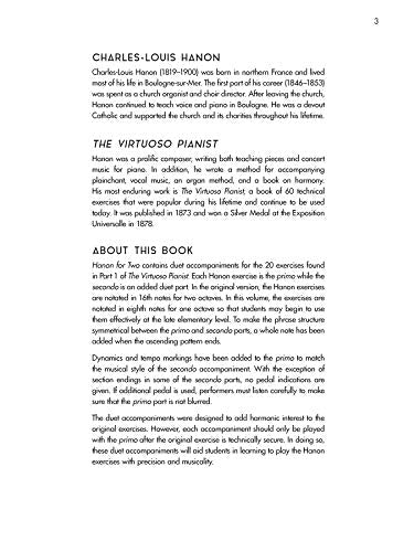 Hanon for Two: Part 1 of Hanon's The Virtuoso Pianist with Original Duet Accompaniments by Melody Bober