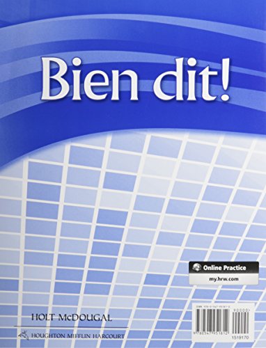 Cahier dactivits Student Edition Level 2 (Bien dit!) (French Edition)