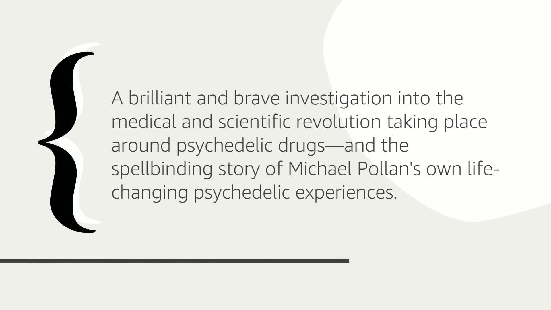 How to Change Your Mind: What the New Science of Psychedelics Teaches Us About Consciousness, Dying, Addiction, Depression, and Transcendence (Random House Large Print)