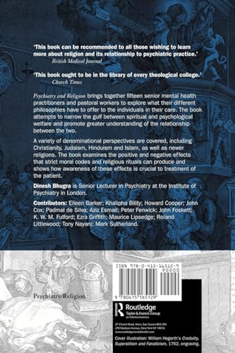 Psychiatry and Religion: Context, Consensus and Controversies