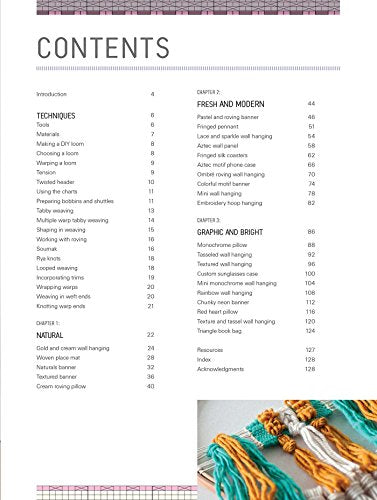 Modern Weaving: Learn to weave with 25 bright and brilliant loom weaving projects