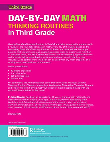 Day-by-Day Math Thinking Routines in Third Grade