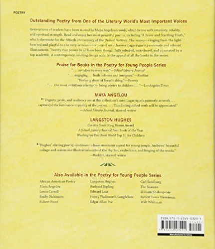 Poetry for Young People: Maya Angelou — back cover