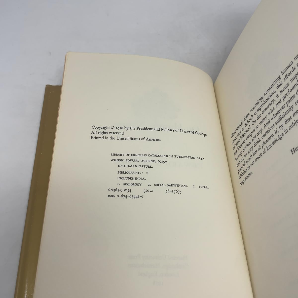 On Human Nature