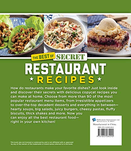 The Best of Secret Restaurant Recipes