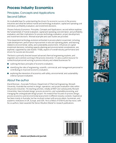 Process Industry Economics: Principles, Concepts and Applications