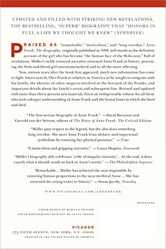 Anne Frank: The Biography: Updated and Expanded with New Mat
