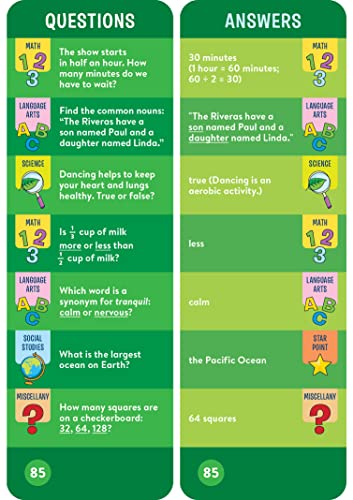 Brain Quest 3rd Grade Smart Cards Revised 5th Edition