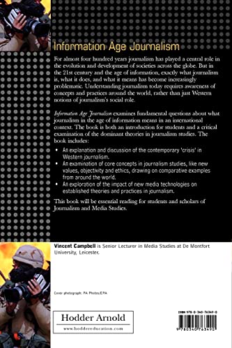 Information Age Journalism: Journalism in an International Context