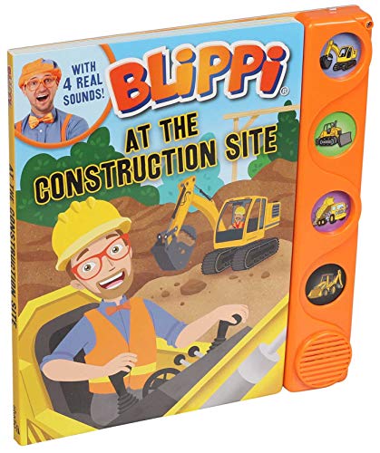 Blippi: At the Construction Site (4-Button Sound Books) — back cover