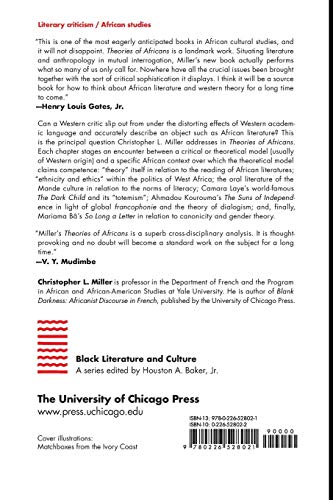 Theories of Africans: Francophone Literature and Anthropology in Africa (Black Literature and Culture)