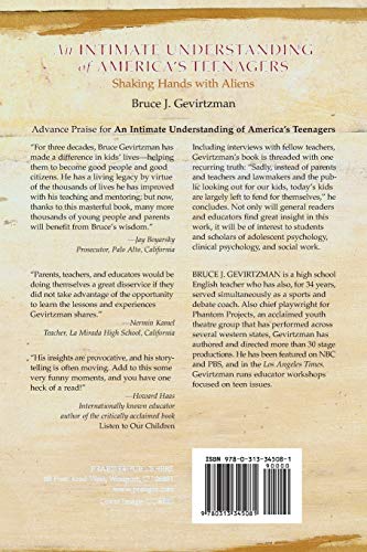 An Intimate Understanding of America's Teenagers: Shaking Hands with Aliens