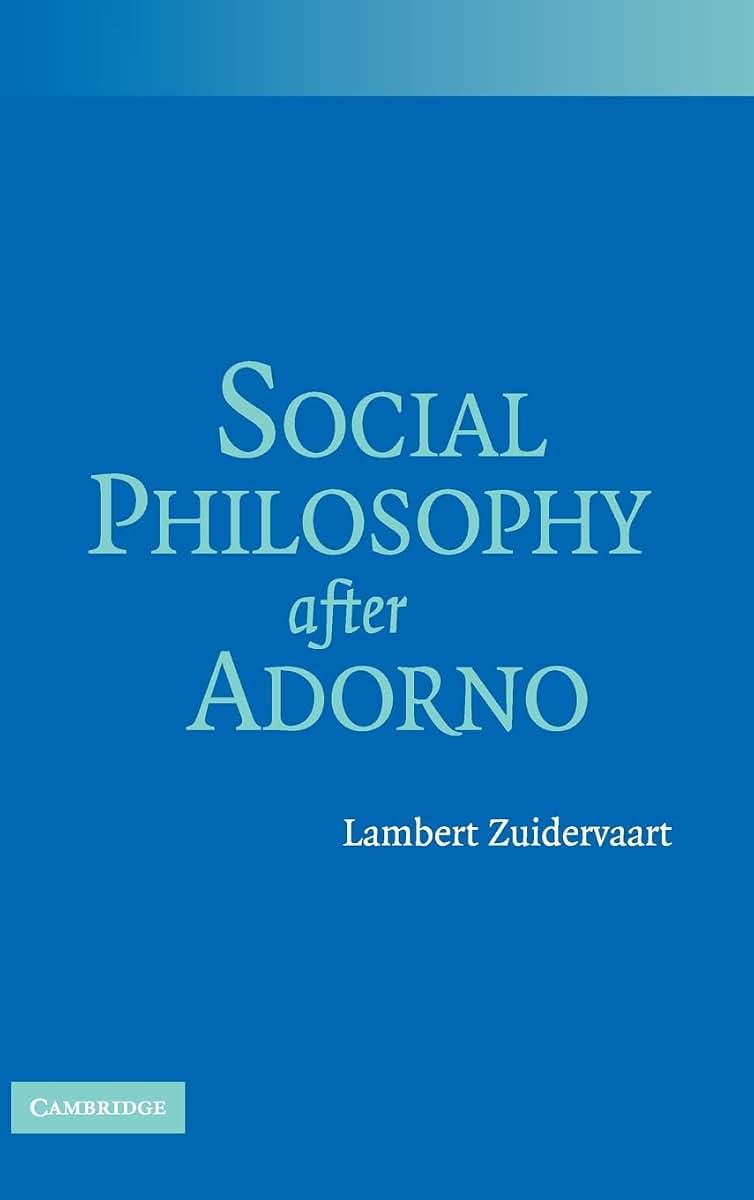 Social Philosophy after Adorno