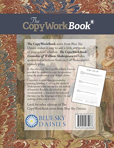 The CopyWorkBook: Comedies of William Shakespeare (The CopyWorkBook Series)
