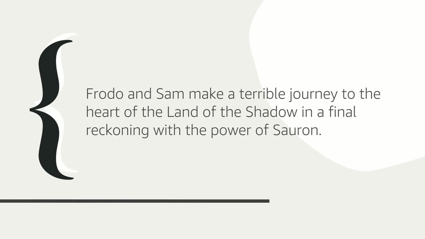 The Return of the King: Being the Third Part of The Lord of the Rings (The Lord of the Rings, 3)