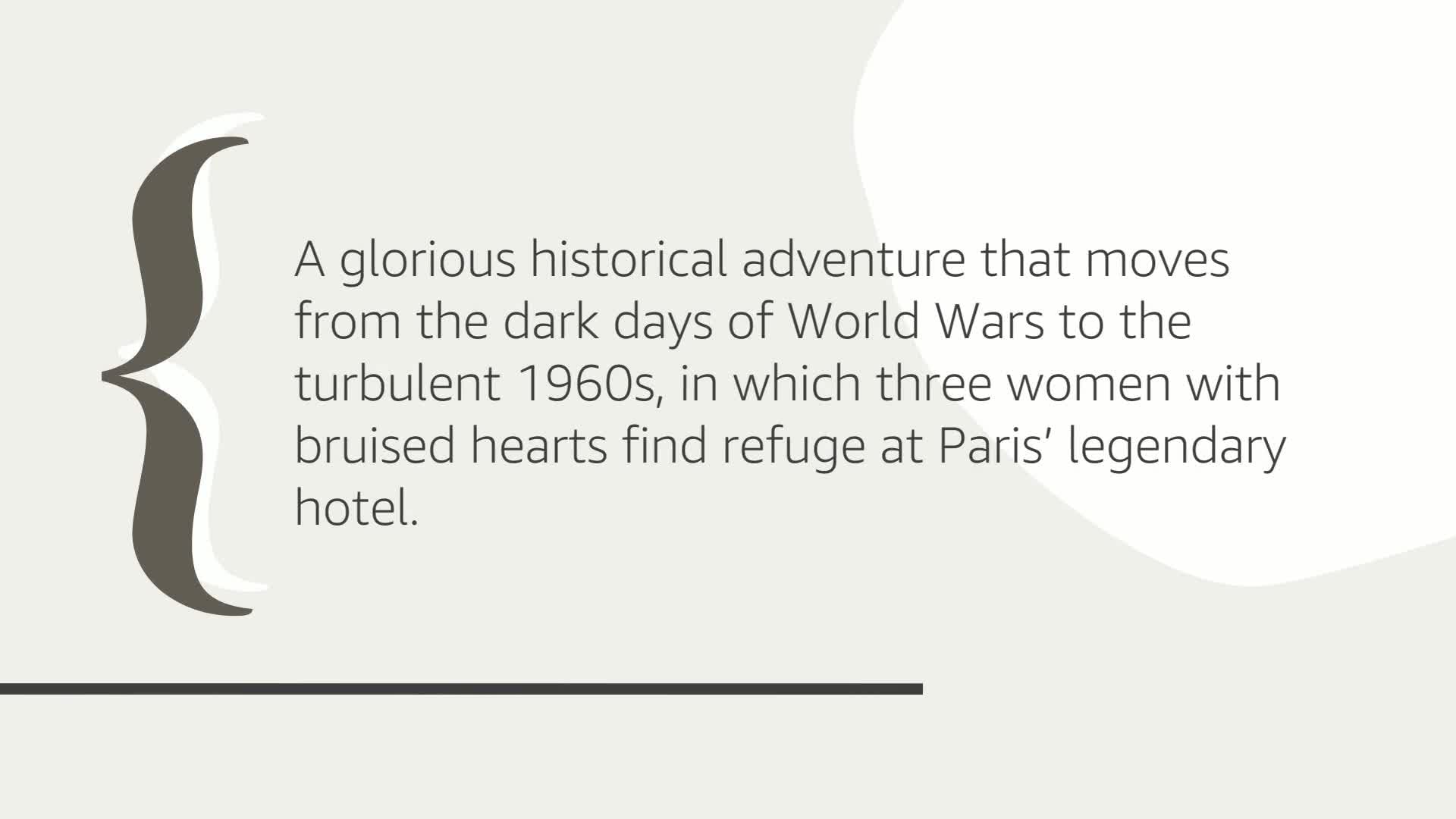 All the Ways We Said Goodbye: A Novel of the Ritz Paris