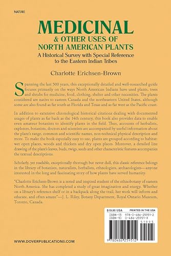 Medicinal and Other Uses of North American Plants: A Historical Survey with Special Reference to the Eastern Indian Tribes