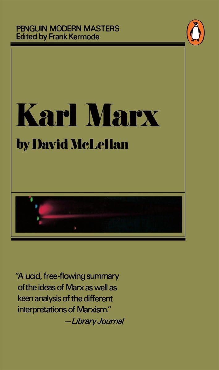 Karl Marx (Modern Masters) by McLellan, David