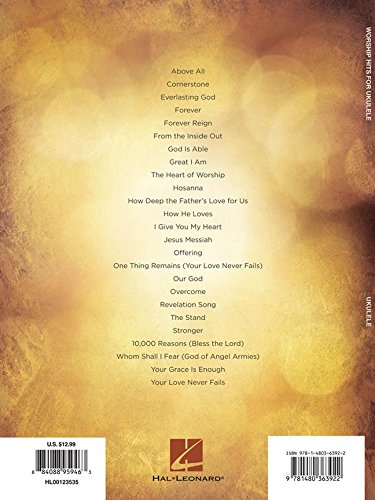 Worship Hits For Ukulele