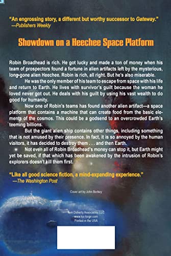 Beyond the Blue Event Horizon (Heechee) — back cover