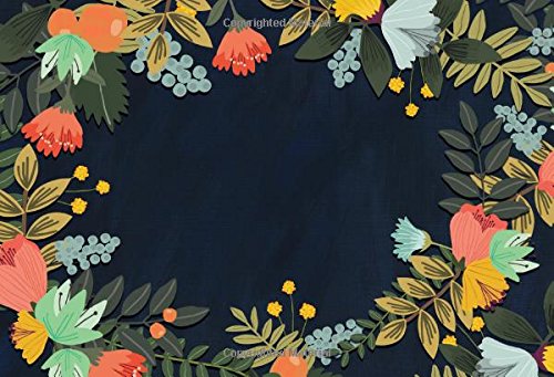 Guest Book: Modern Floral Edition