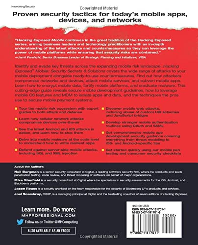 Hacking Exposed Mobile: Security Secrets & Solutions