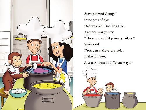 Curious George Colors Eggs: A Colorful Easter Adventure with Everyone's Favorite Curious Monkey (I Can Read Level 2)