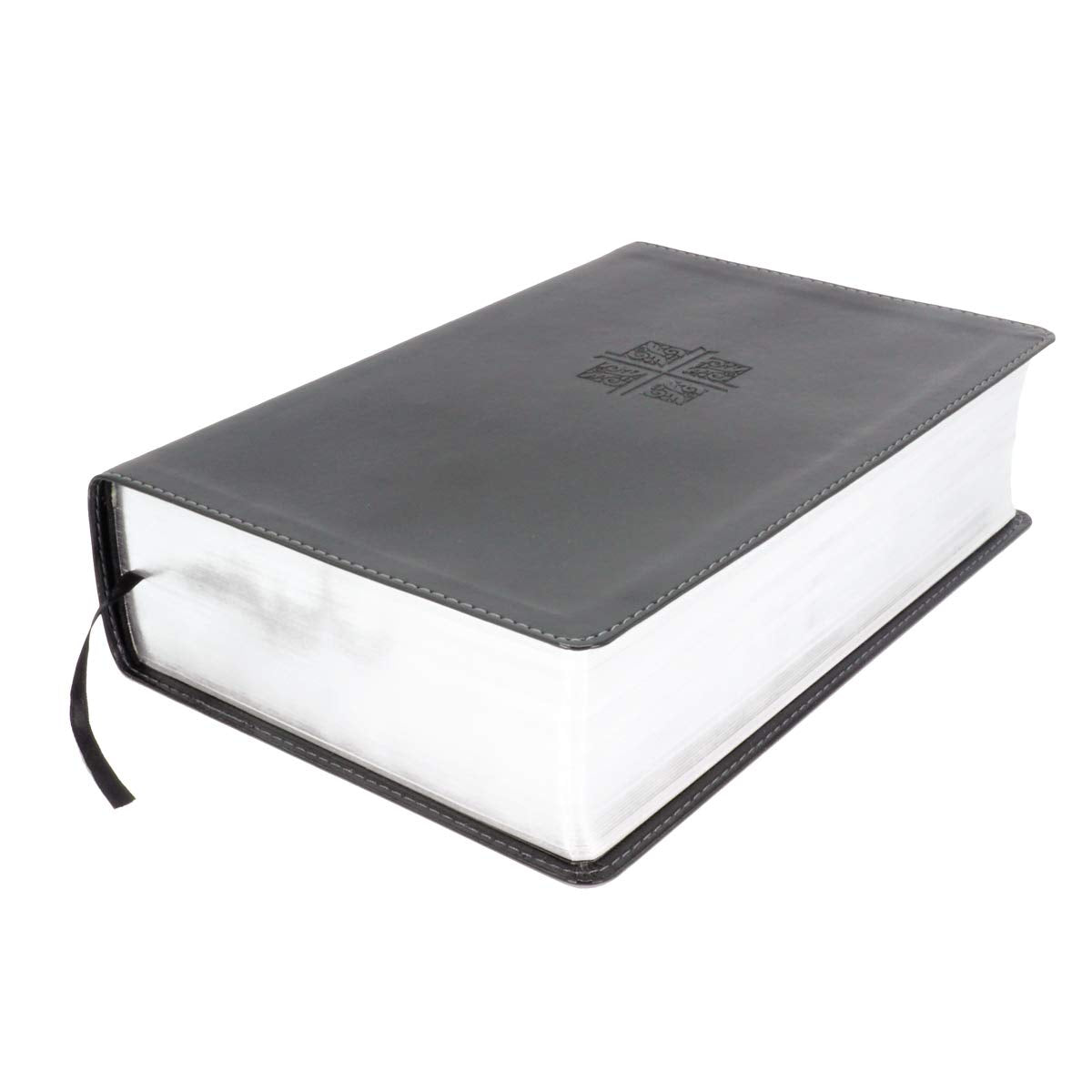 NIV, KJV, NASB, Amplified, Parallel Bible, Leathersoft, Black: Four Bible Versions Together for Study and Comparison
