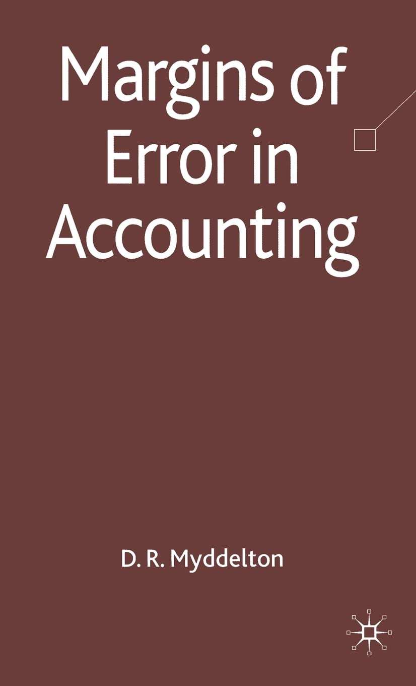Margins of Error in Accounting