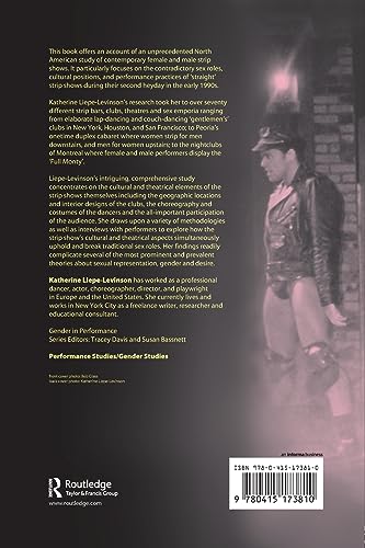 Strip Show: Performances of Gender and Desire (Gender in Performance)