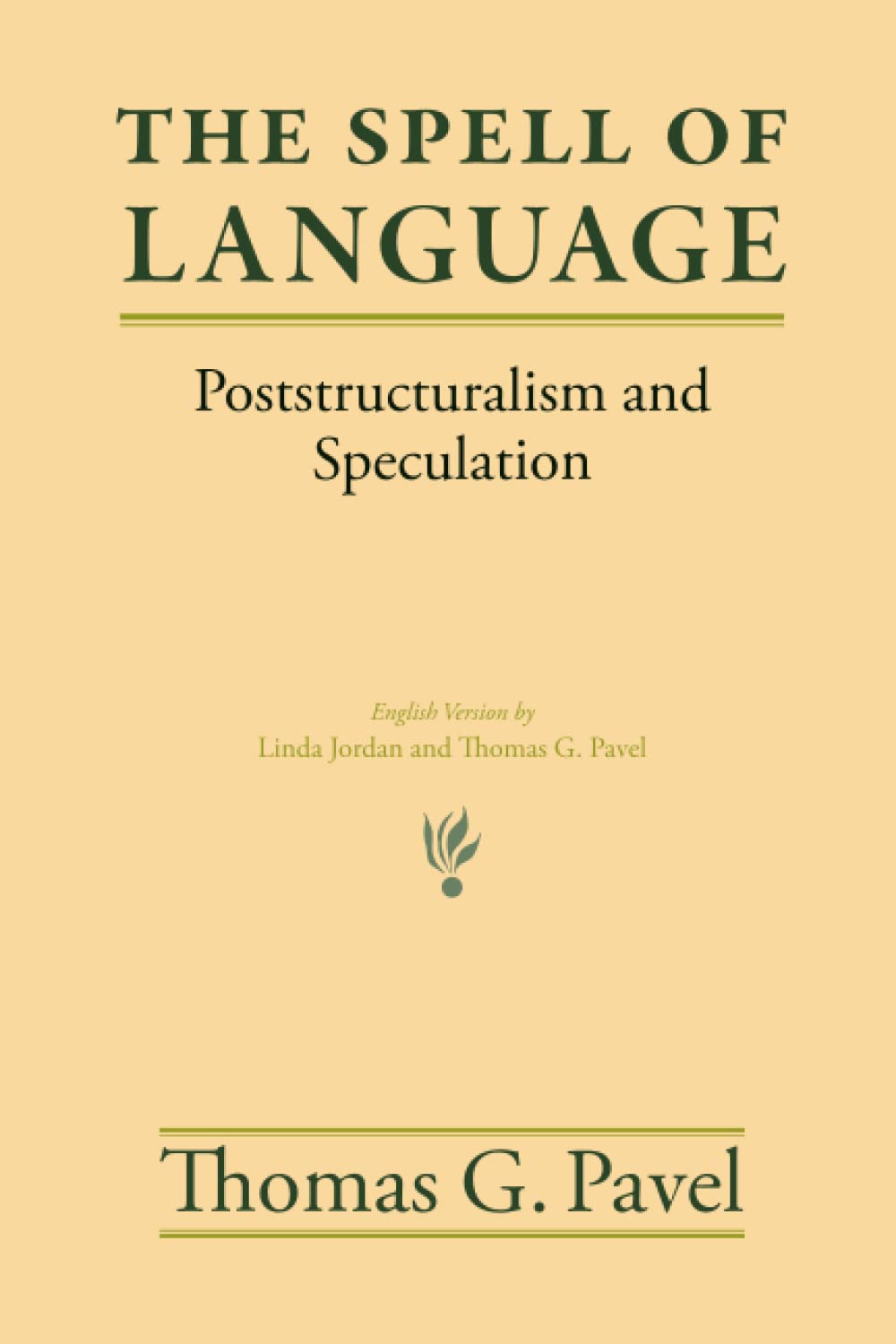 The Spell of Language: Poststructuralism and Speculation