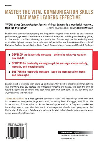 Great Communication Secrets of Great Leaders