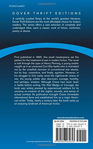 The Red Badge of Courage (Dover Thrift Editions: Classic Nov