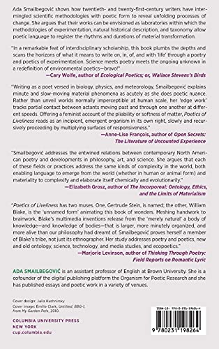 Poetics of Liveliness: Molecules, Fibers, Tissues, Clouds
