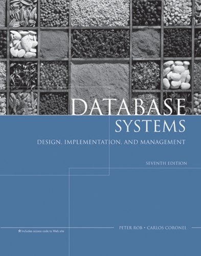 Database Systems: Design, Implementation, and Management