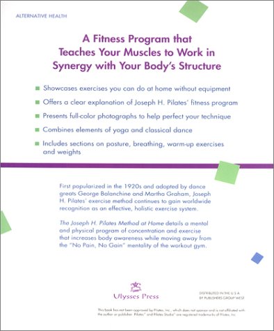 The Joseph H. Pilates Method at Home: A Balance, Shape, Strength, and Fitness Program