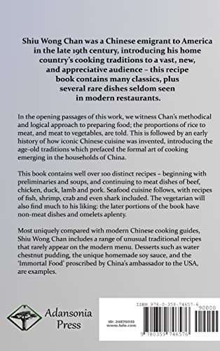 The Chinese Cook Book: The Classic of Oriental Cuisine; Soups, Entrées and Dishes of Meat, Seafood and Game (Hardcover)