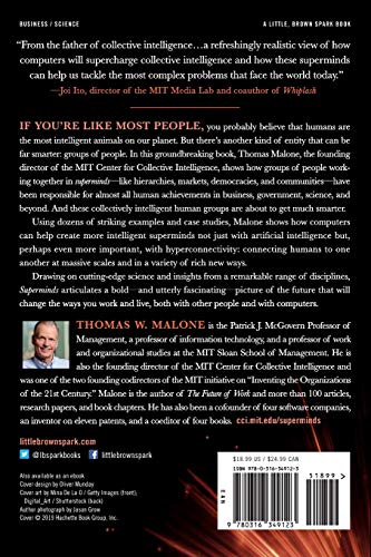 Superminds: The Surprising Power of People and Computers Thinking Together — back cover