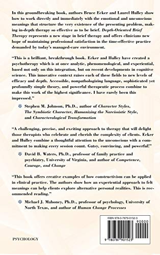Depth Oriented Brief Therapy: How to Be Brief When You Were Trained to Be Deep and Vice Versa