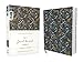 NIV, Journal the Word Bible (Perfect for Note-Taking), Double-Column, Cloth over Board, Navy Floral, Red Letter, Comfort Print: Reflect, Take Notes, or Create Art Next to Your Favorite Verses