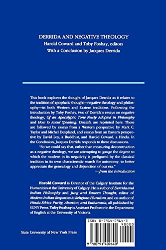 Derrida and Negative Theology