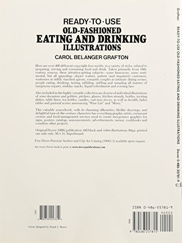 Ready-to-Use Old-Fashioned Eating and Drinking Illustrations (Dover Clip Art Ready-to-Use)